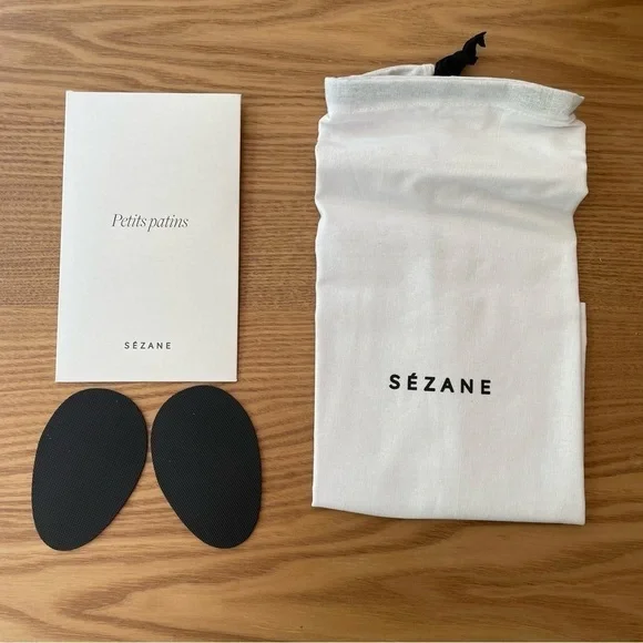 Sezane Alicia Heeled Booties 6.5 NIB Lace Up Suede Leather French Almond Toe - Picture 9 of 15